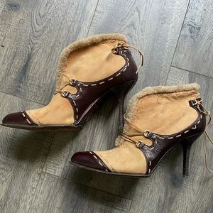 Michelle K Two Tone Booties